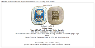 Villard De Lans Xth Olympic Winter Games Grenoble 1968 100x6