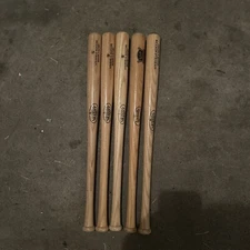 Louisville Slugger Museum & Factory Mini Collectible Baseball Bat Lot Of 5