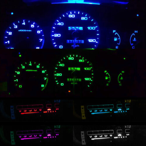 Kit de luces LED para Honda Civic EK 96-98 96 97 98 Grupo de calibre + Control de clima - Imagen 1 de 13