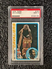 1978 Topps Basketball #105 Jim Chones PSA 9