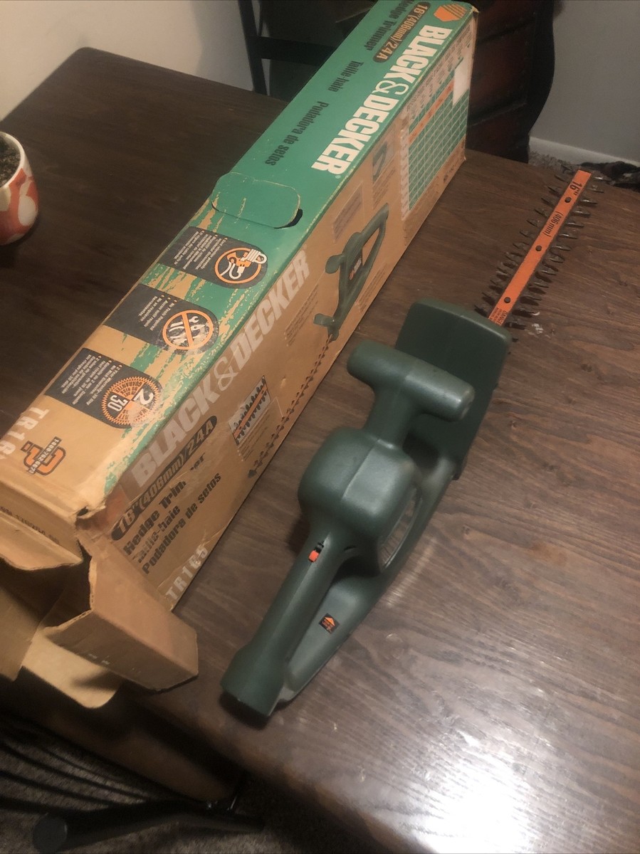 Black And Decker Hedge Trimmer 16” 2.4A With Original Box | eBay