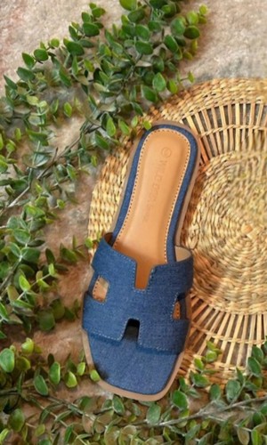 Wild Diva Denim Sandals