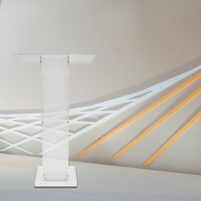 Acryl Podium Plexiglas Mobiles Stehpult aus Acryl Tragbares Rednerpult Kirche