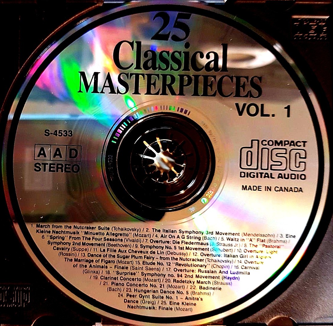 その他 Classical Brits [CD] Various Artists : 25 Classical Masterpieces, Volume 1 (Imp CD