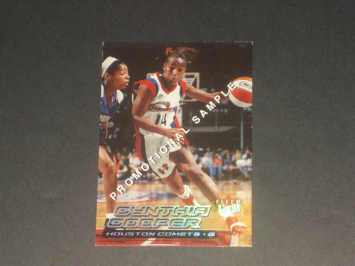 2000 WNBA Fleer Ultra, Cynthia Cooper promo card, BEAUTIFUL CARD!!!