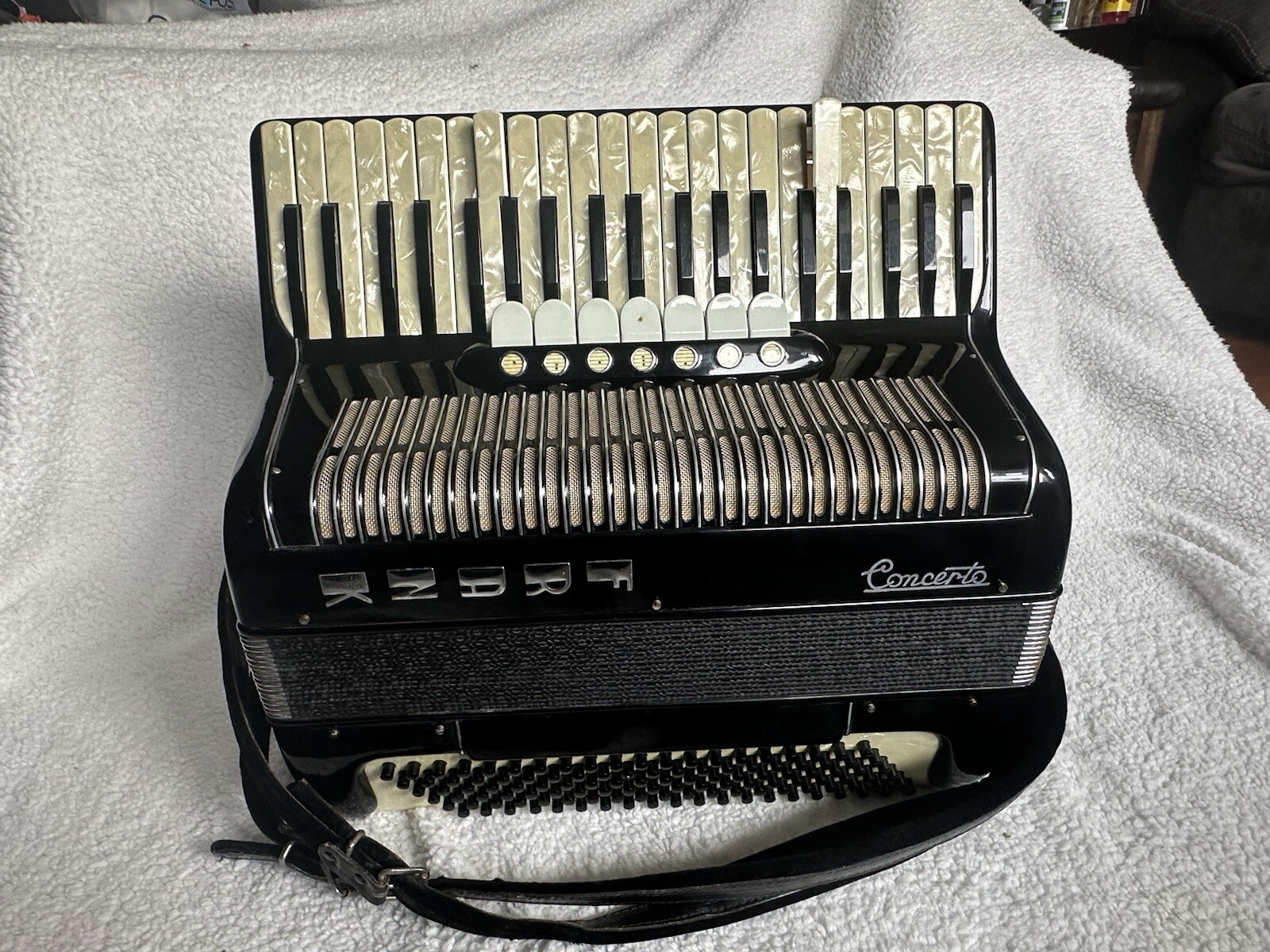 Vintage Early 50’s Silvio Marotta Concerto Accordion Made In Italy