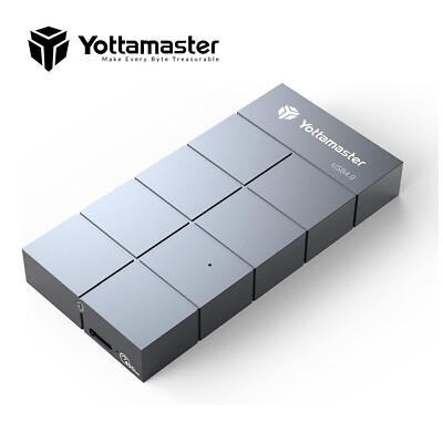 40Gbps M.2 NVMe Gehäuse für Thunderbolt 4/USB4 M.2 SSD Gehäuse für 2280NVMe SSD
