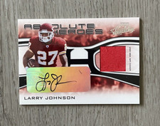 2006 Absolute Memorabilia Heroes Jersey Autograph | Larry Johnson | 013/100