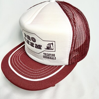 VTG PRO CHEM Oil Drilling Mud Chemicals Snapback Foam Mesh Trucker Hat LANDMAN