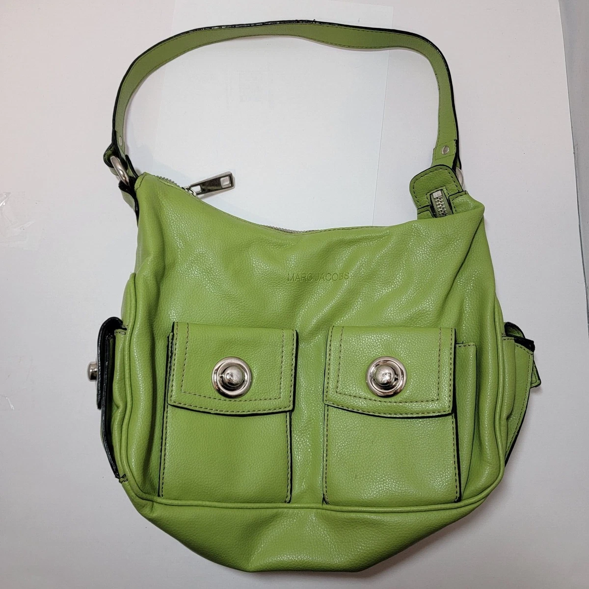 Leather handbag CAMPOMAGGI Green in Leather - 40164019