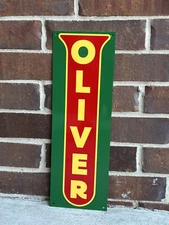 Oliver tractors 18x6  advertising garage sign Farming Farm Sign