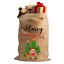 thumbnail 15 - Large Hessian Christmas Santa Sack Xmas Custom Gift Present Stocking Bag Filler