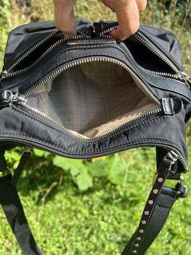 BRIGHTON AUSTIN CITY LIGHTS MicroFiber Studded NO COPY M Organizer Crossbody Bag - Picture 17 of 24