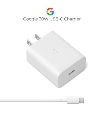 Genuine Google 30W USB-C PD Fast Charger for Pixel 8 7 6 5 w 