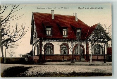 13483581 - 7604 Appenweier Gasthaus Zum bad. Hof W. Sauer 1918