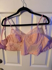 Auden Lace Longline Bralette Bustier in Pink