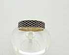 VTG Sterling Silver .925 Made in Mexico criss/cross band size 7.25