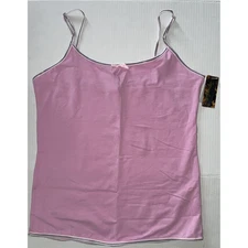 Seven Til Mid super soft pink cami lingerie sleep lounge wear 1X NEW