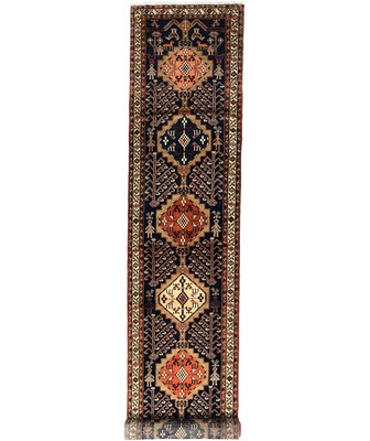 Oversized Oriental Runner Rug Tribal Geometric Carpet Bedroom Décor 3X18 ft