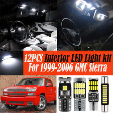 12pc White Led Interior Dome Lights Kit For 1999- 2006 Chevy Silverado 1500 2500 12pc White Led Interior Dome Lights Kit For 1999- 2006 Chevy Silverado 1500 2500