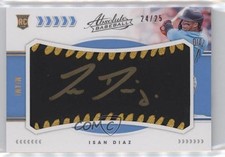 2020 Panini Absolute Black Gold 24/25 Isan Diaz #103 Auto 0ie5
