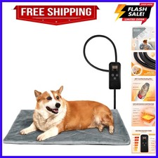 Pet Heating Pad for Dogs and Cats, Adjustable Temperature and Waterproof Pet ...