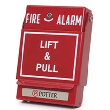 Potter Electric Signal P32-1T-LP-KL Pull Station Dual Action Key Reset - Fire Alarm Part