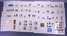 Lot Romania 1980-1983 Stamp Collection MNH Souvenir Sheets & Sets Album Pages