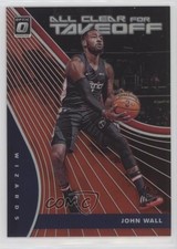 2019 Panini Donruss Optic All Clear for Takeoff Red Prizm 41/99 John Wall #5 8f4