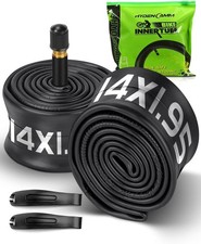 2 Pack Bike Tube 12"/14"/16"/18"/ 22"/24"/27.5"/28"/29", 35mm AV 1.75/1.95/2.1