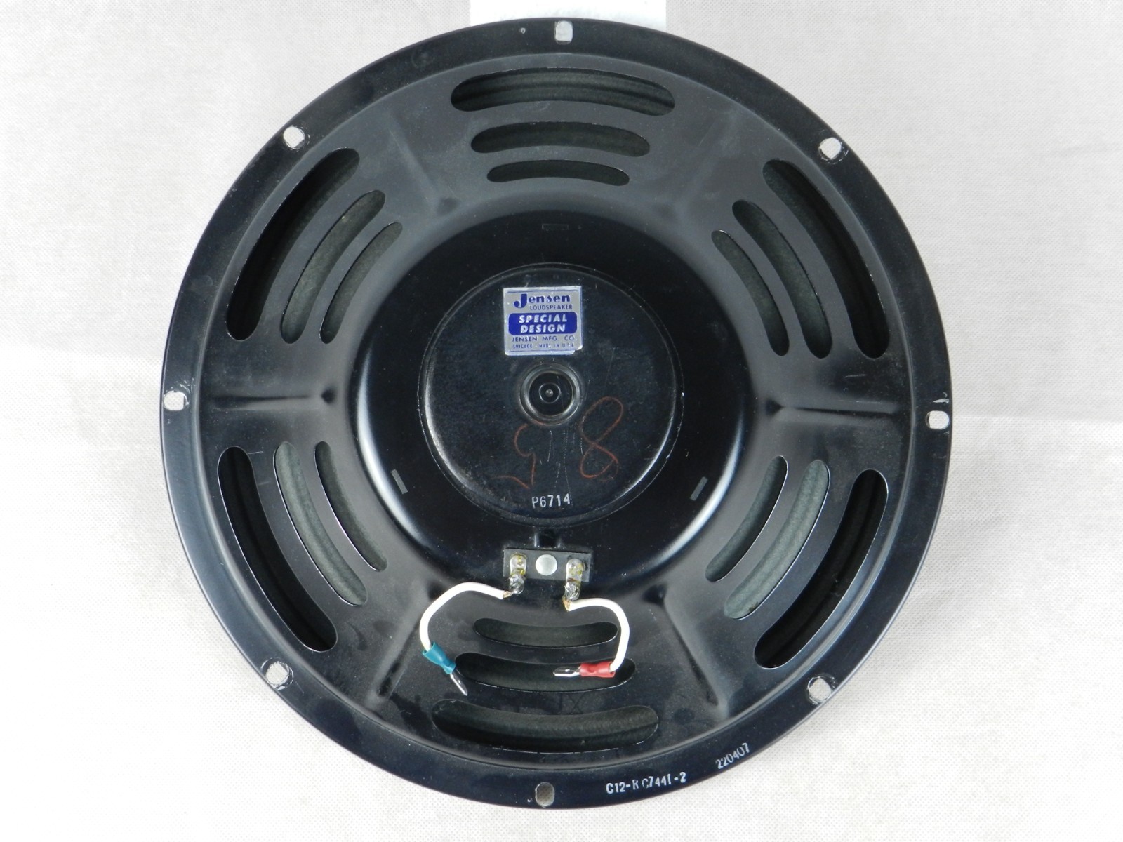 Vintage 1964 Gitarrenspeaker Jensen C12R, 12 " , 20 Watt, 8 Ohm