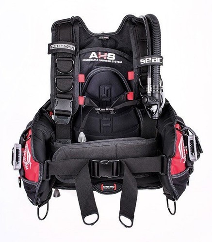 Seac Pro 2000 BCD Large Scuba Diving Buoyancy Compensator Jacket