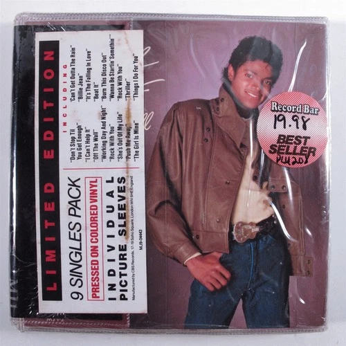 Modern Soul 45 9X45 MICHAEL JACKSON 9 Singles Pack EPIC uk color vinyl SEALED i