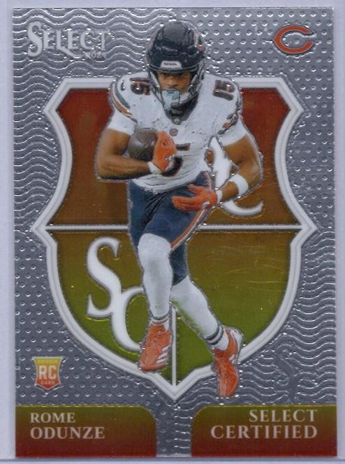 2024 Panini Select #10 Rome Odunze Select Certified Rookies