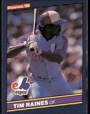 Tim Raines 1986 Donruss #177 Montreal Expos