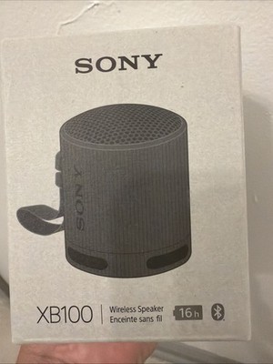 Sony XB100 Portable Compact Wireless Bluetooth Speaker Black NEW
