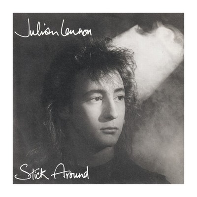 7'' Vinyl Single: JULIAN LENNON - Stick Around / Always think twice (Virgin) 1986