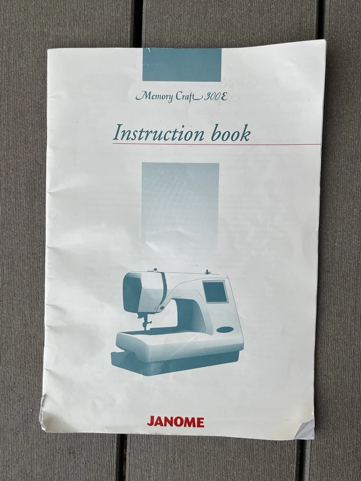 Janome Memory Craft Bordado Aro A y Aro B Accesorio Accesorio Accesorio con Libro Foto 4 de 4