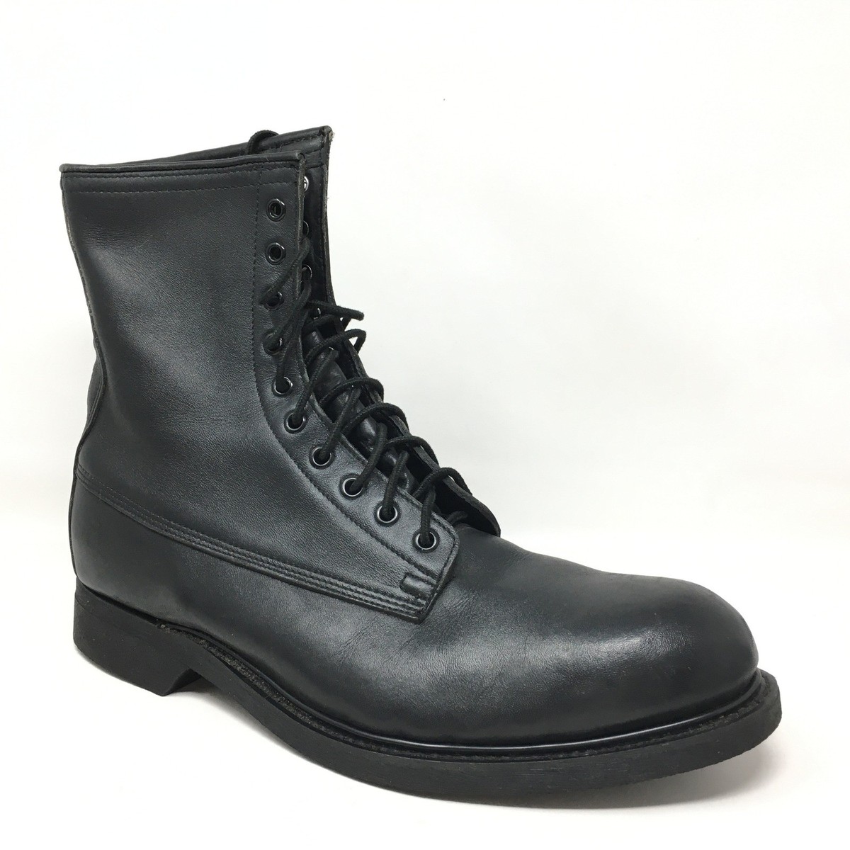 1994 WOLVERINE World Wide Military‎ Steel Toe Combat Boots Size 6 Vtg 1992 Wolverine World Wide Black Boots Steel Toe Military  main image 3