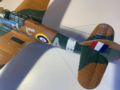 #ad #ad 1:18 scale Hawker Hurricane Model Kit Disassembled and Unpainted $150.94