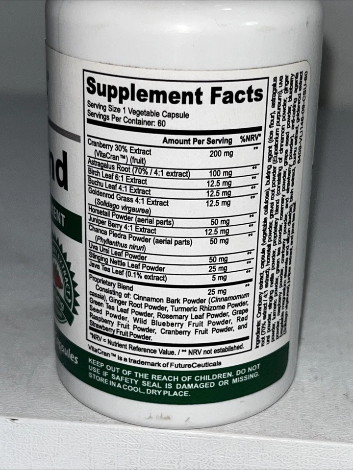 Suplemento de limpieza tipo riñón, sellado, 60 cápsulas Foto 4 de 4