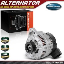 Alternator for Audi A8 97-99 A8 Quattro 97-03 S8 01-03 150Amp 12Volt CW 6-Groove