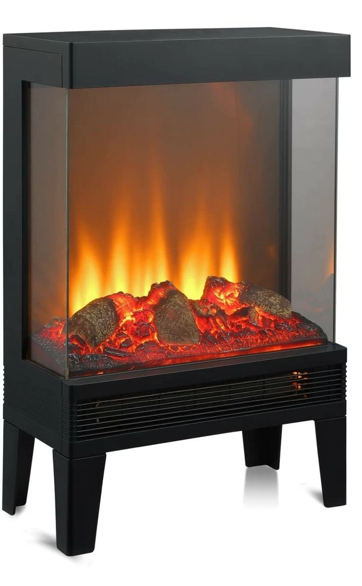 Goaeon 93363 23 Inch Freestanding Indoor Electric Fireplace Heater Stove  Black | eBay