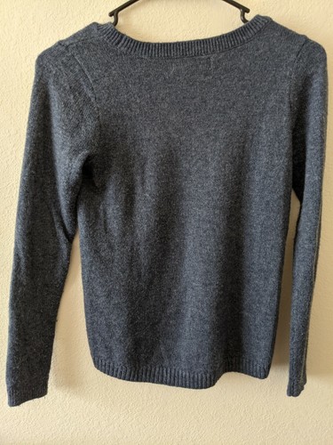 Abercrombie kids blue Henley sweater long sleeve Size Medium Girls - Picture 4 of 4