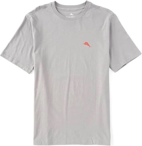 NWT TOMMY BAHAMA Men's Tees The Season Grey Graphic T-Shirt Size XLT - Picture 5 of 6