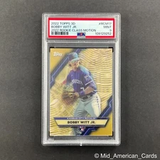 2022 Topps 3D Bobby Witt Jr. Rookie Class Motion #RCM-17 Royals (RC) PSA 10