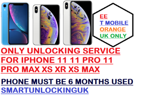 Uk Ee Business Iphone Unlocking Service Uk 6 Months Used Only Ebay