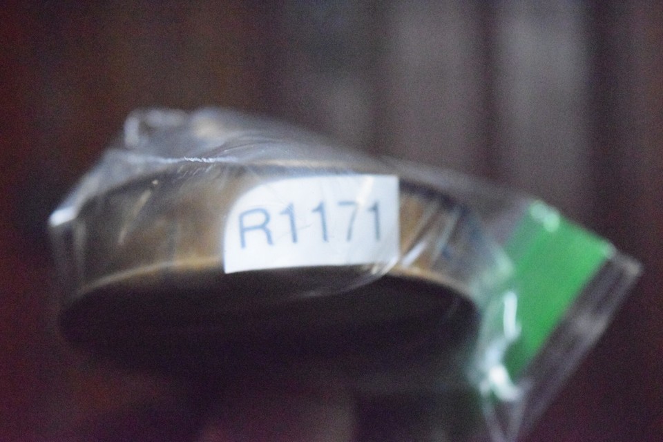 1930s VINTAGE HAND TOOL 25' CLOTH MEASURING TAPE COPPER STEEL HOUSING