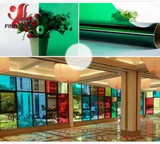 A4 Transparent Window Film Color Solar Tint Selfadhesive Stain Glass Decor Vinyl