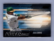 2018 Topps Stadium Club Power Zone Black Parallel Khris Davis Athletics /99